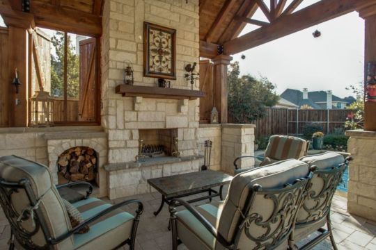 outdoor fireplaces