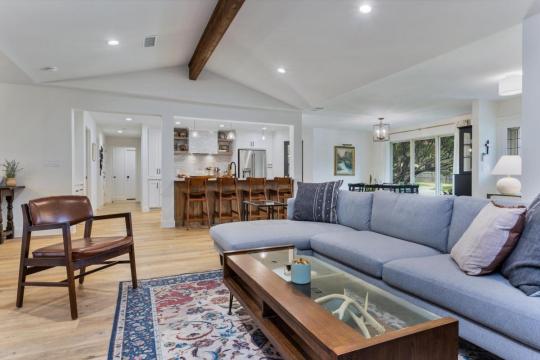 spacious living room