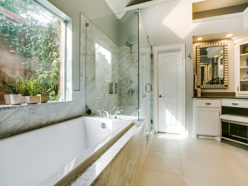 Featured image for “Serene Multi-Bathroom Remodel”